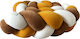 Catriss Braided Crib Bumper Inside Brown 260cm