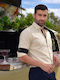 Long Sleeve Shirt in Regular Fit Yellow/Beige