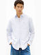 Long Sleeve Striped Shirt Light Blue
