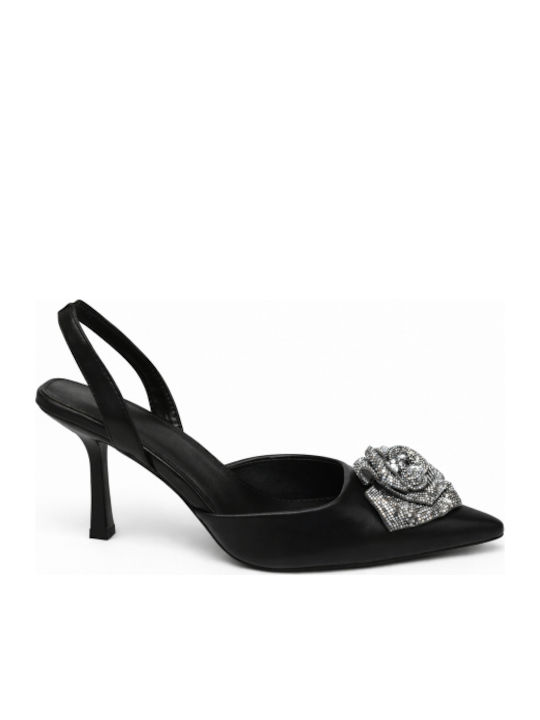 Pointed Toe Heels with High Heel Black SP-SP569-26HH-MAVRO