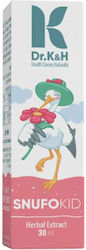 Dr K & H Snufokid Breathing Support Congestion & Stuffy Nose Drops 30ml