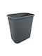 Limpio Trash Bin Limpio B-034b 14 Liters Rectangular Plastic Gray Multicolor