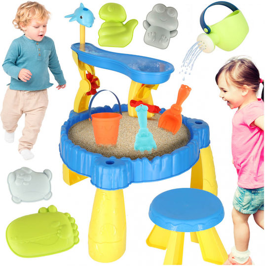 ikonka Sandbox Play Toy Blue for Ages 3+