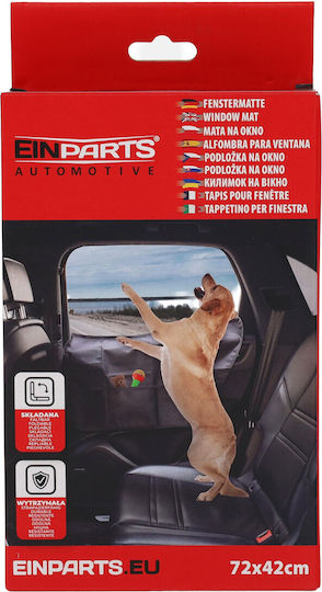 Einparts Husă De Scaun Auto Impermeabilă Pentru Câine Neagră