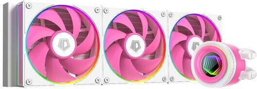 ID-Cooling FX360 Infinity Υδρόψυξη AIO CPU με 3 Ανεμιστήρες 120mm και ARGB Φωτισμό Ροζ