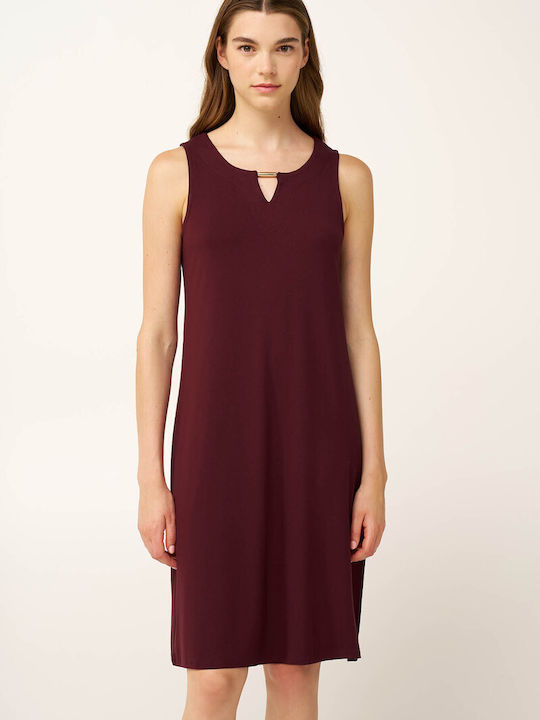 Vamp Summer Women's Nightgown Bordeaux