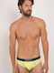 Men's Slip Yellow Printed