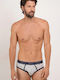 Herren Slip Grau Mit Muster