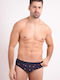 Adamo Men's Slip Blue Printed