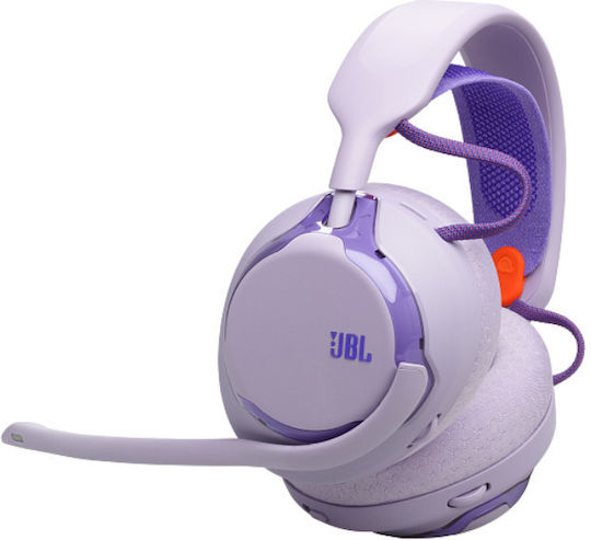 JBL Quantum 650 Ασύρματο Over Ear Gaming Headset με σύνδεση Bluetooth / USB Μωβ