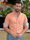 Long Sleeve Shirt in Regular Fit Apricot