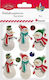 3d Paper Stickers Treasure Chest 6pcs Titanum