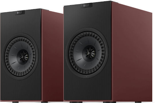 Kef Coda W Aktive Lautsprecher mit Bluetooth 200W Vintage Burgund