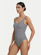 Tankini Swimsuit Emblem Black