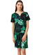 Vamp Women's Mini Black Beach Dress