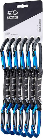 Climbing Technology Skylotec Lime B Set Pro Ny 12 Cm 6 Bucăți Quickdraws Ant Bl