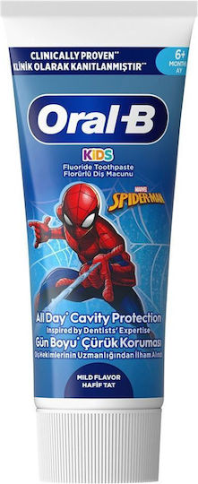 Oral-B Pro Kids Spider-man Παιδική Οδοντόκρεμα για 6+ Χρονών 60ml