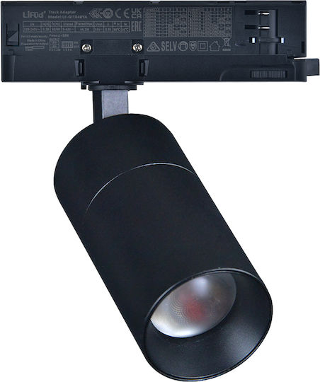Adeleq LED Natural White Spot In Black Colour