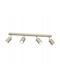 Luminex Spot with 4 Lights and GU10 Lamp Adapter in Beige Colour