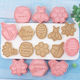 Set Cookie Cutter Albină Ștampilă 45-60mm X8