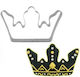 Cookie Cutter Crown King 83x52mm