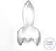 Cookie Cutter Rachetă 90x45mm