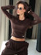 Set Damen Jogginghosen Coffee