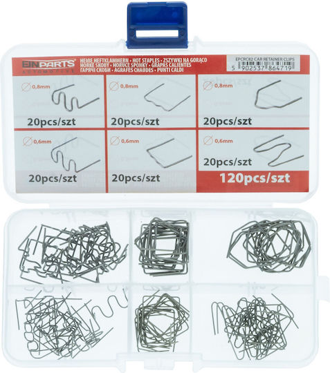 Einparts 120 Hot Staples Quick Repair Bumpers Housings