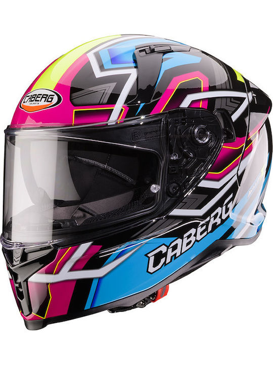 Caberg Avalon-X Brama Black/Blue/Yellow Motorcy...