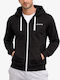 Sweatshirts Für Herren Kapuzenjacke Schwarz