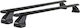Menabo – Aluminum Black Car Roof Bars Omega Plus Large 130cm Safe Load Caps 2 Pieces 16090/mb 16090/mb