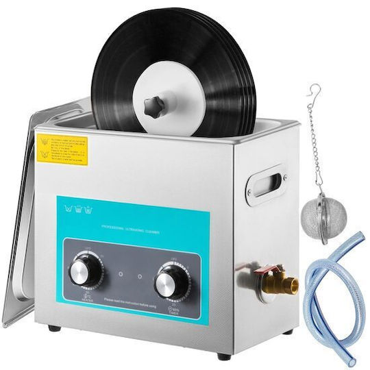 Aparat Ultrasonic de Curățare a Discurilor de Vinil 6 L 180w Frecvență Ultra-înaltă 40 Khz Oțel Inoxidabil