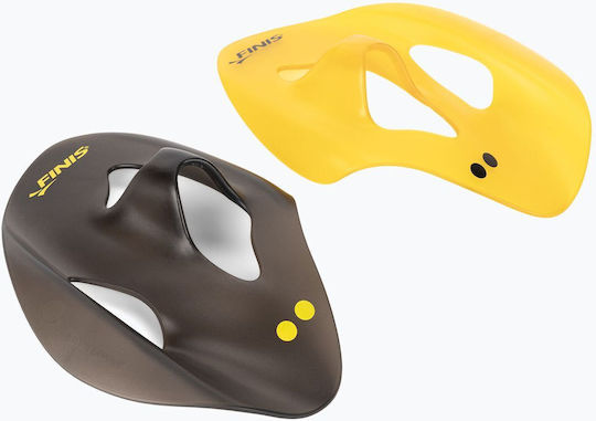 Finis Iso Schwimmhandpaddel Gelb Schwarz Größe S