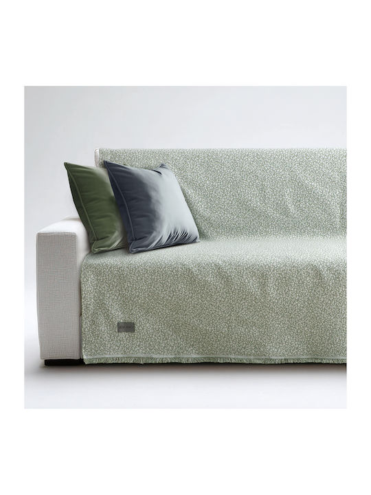 Lino Home Armchair Throw 180x180cm Avorio