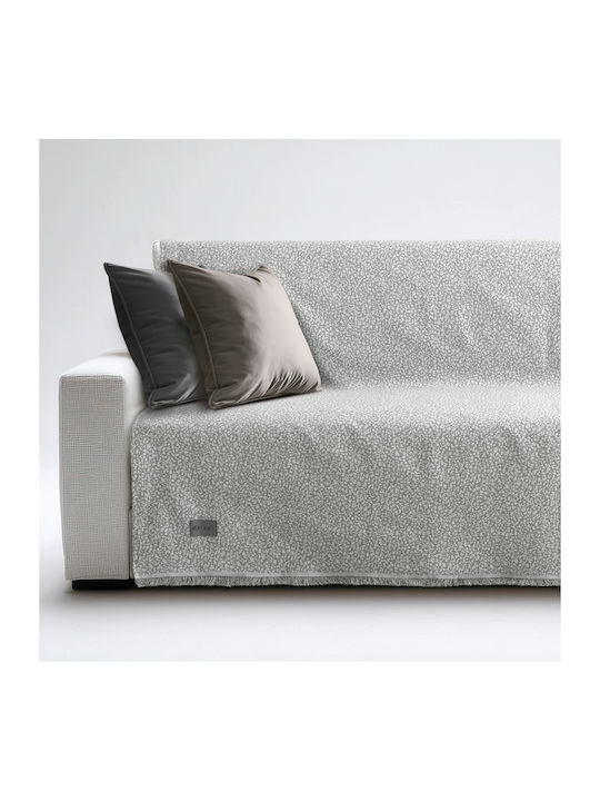 Lino Home Ριχτάρι Τριθέσιου Καναπέ 180x300εκ. Γκρι
