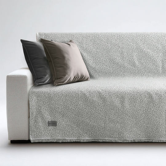 Lino Home Покривка За Двуместен Диван 180x250см Сива