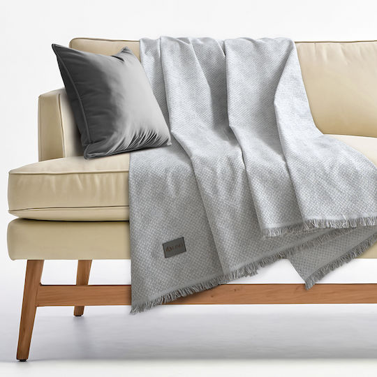 Lino Home Decken & Couchdecken Zweisitzer-Sofa Überwurf 180x250cm Grau