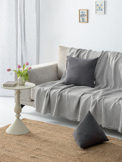 Palamaiki Three-Seater Sofa Throw 180x300cm Grey