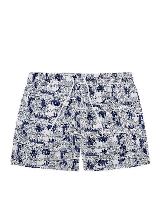 Emporio Armani Мъжки Бански Плувни Шорти Бели