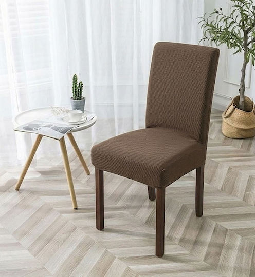 Kraft World Еластично Калъфче За Стол Какаово 40см