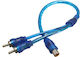 Кабел 2x RCA Мъжки - RCA Женски 0.33м 30133Β