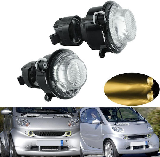 Fog Lights Smart ForTwo 450 1998-2007 2 Pieces Q0002902v002