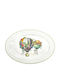 Marva Oval Serving Platter Made of Porcelain 35x24cm