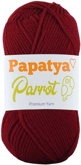Papatya Papatya Parrot Acrilyc Червен Бургундия 113м 50гр