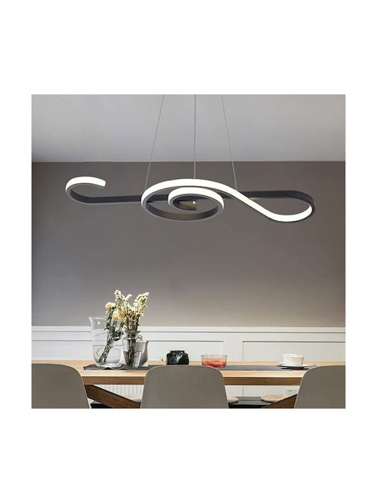 V-TAC V-TAC Deckenleuchte Schwarz LED mit Warmes Weiß Licht 70x100cm