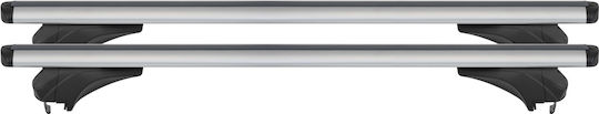 Menabo Bare De Acoperiș Din Aluminiu Pentru Audi Q7 2005-2015 Set Cu Picioare Argintii