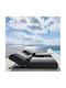 Strom Eco Aluminium Liegestuhl Joy mit Grauem Kissen 213x90x30cm