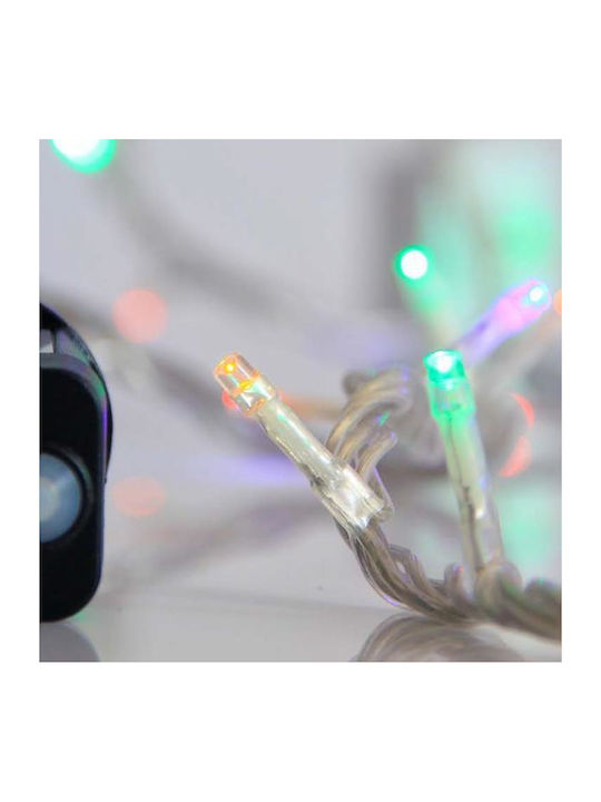 240 Luminite LED Multicolore în Șir 3 Bucăți