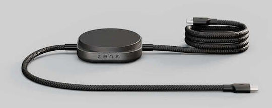 Zens Magnetic USB 2.0 Cable USB-C Male - USB-C 240W PD Black 1.5m