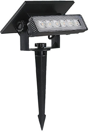 V-TAC Lumină Solară de Perete 0.9W 80lm cu Lumină Alb Cald 3000K IP65